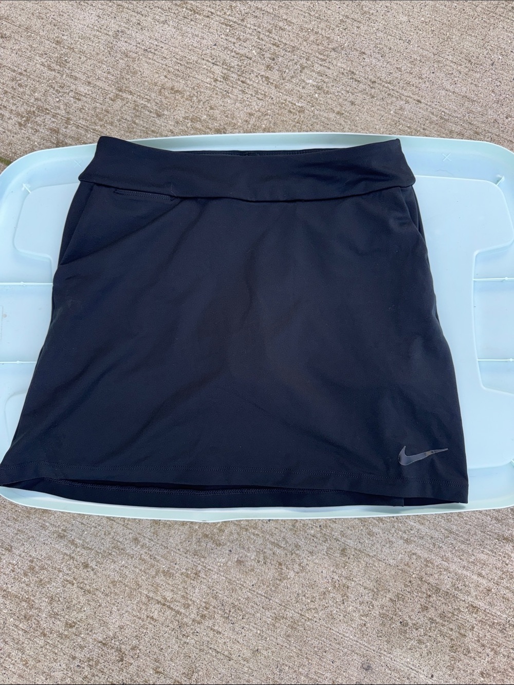 Nike Black Mini Skirt with Subtle Swoosh